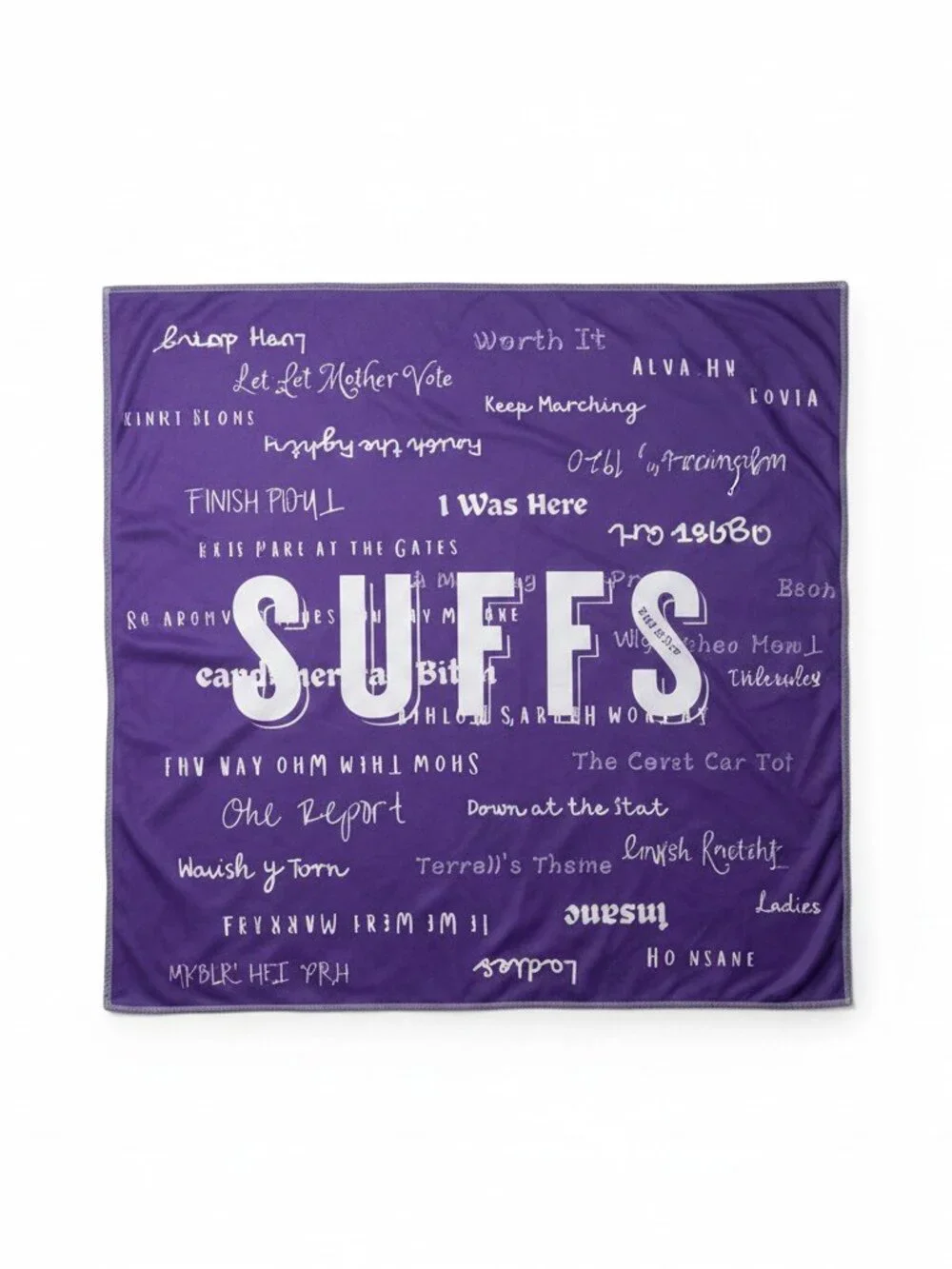 Suffs‎ The Musical Broadway Souvenir Purple Graphic Tapestry Banner Merch